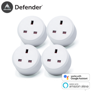 Defender Smart Plug WiFi Outlet Mini Plug Works Alexa Google Home Wireless Socket Remote Control Timer Plug
