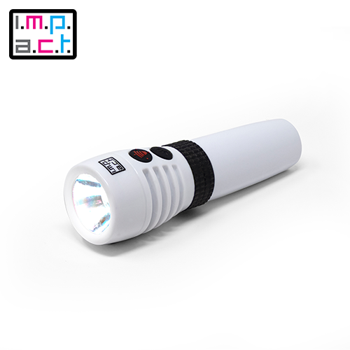 impact mini personal alarm torch personal attack alarm for women mini flashlight LED