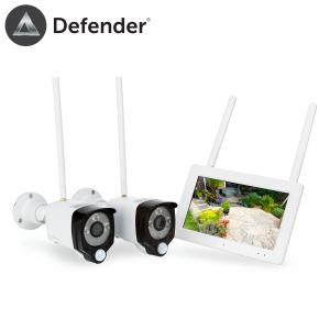 defender apollo touch wireless outdoor cctv camera security kit high quality HD 1080p 2 cameras