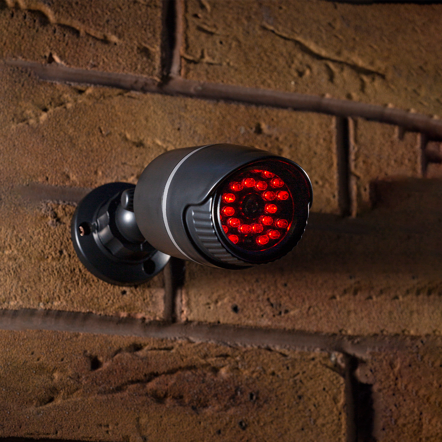 decoy dummy camera with ir leds fake cctv surveillance security camera deter burglars thieves anti social behaviour