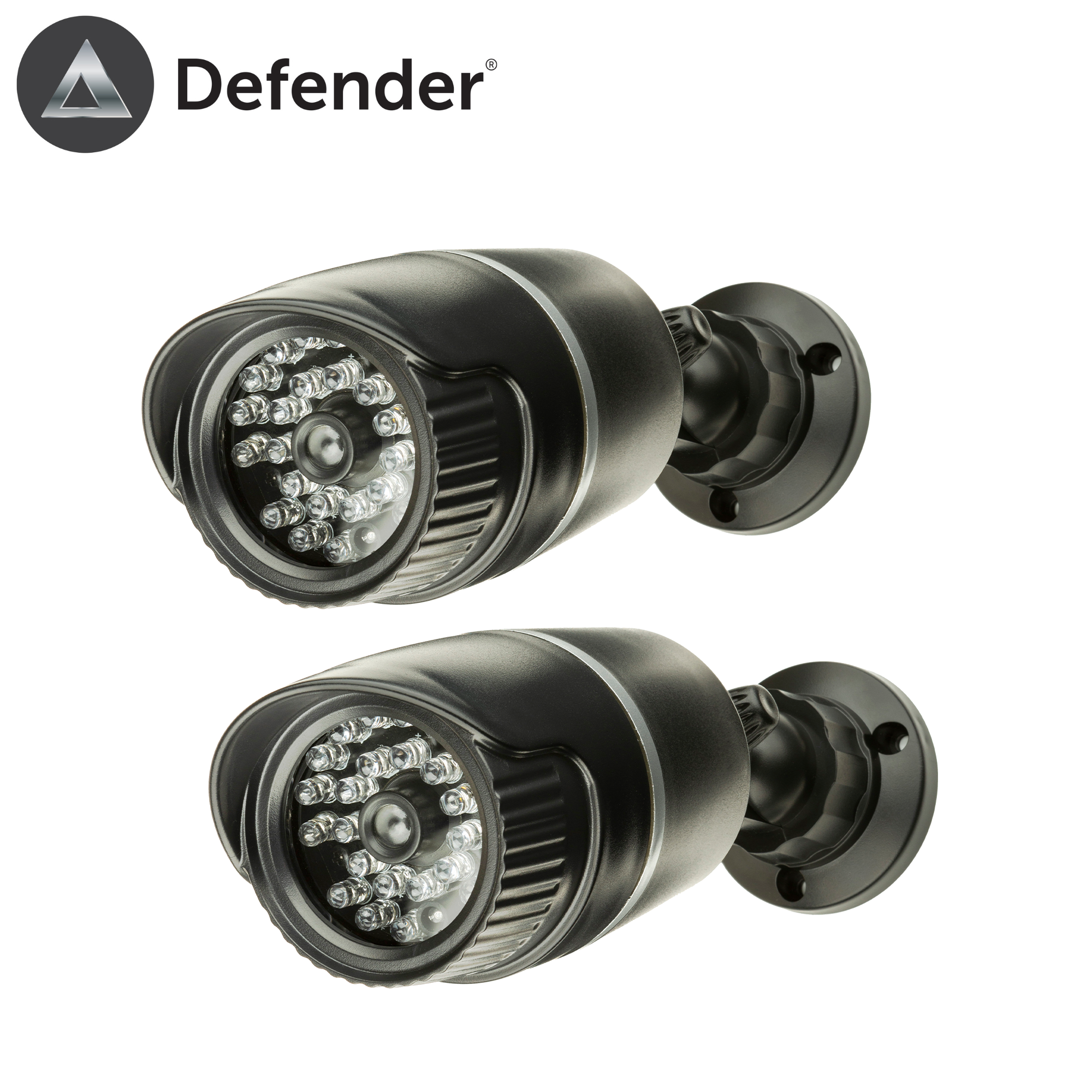 decoy dummy camera with ir leds fake cctv surveillance security camera deter burglars thieves anti social behaviour