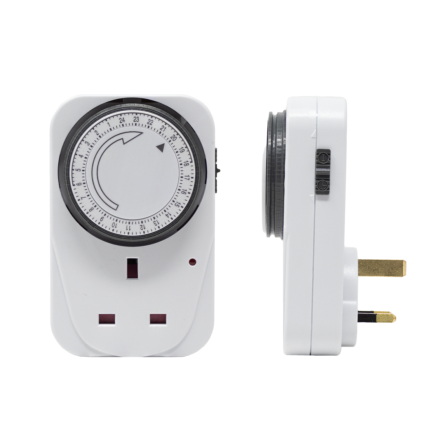 The Defender 24 Hour Segment Timer allows electrical appliances to be turned on and off at automated times