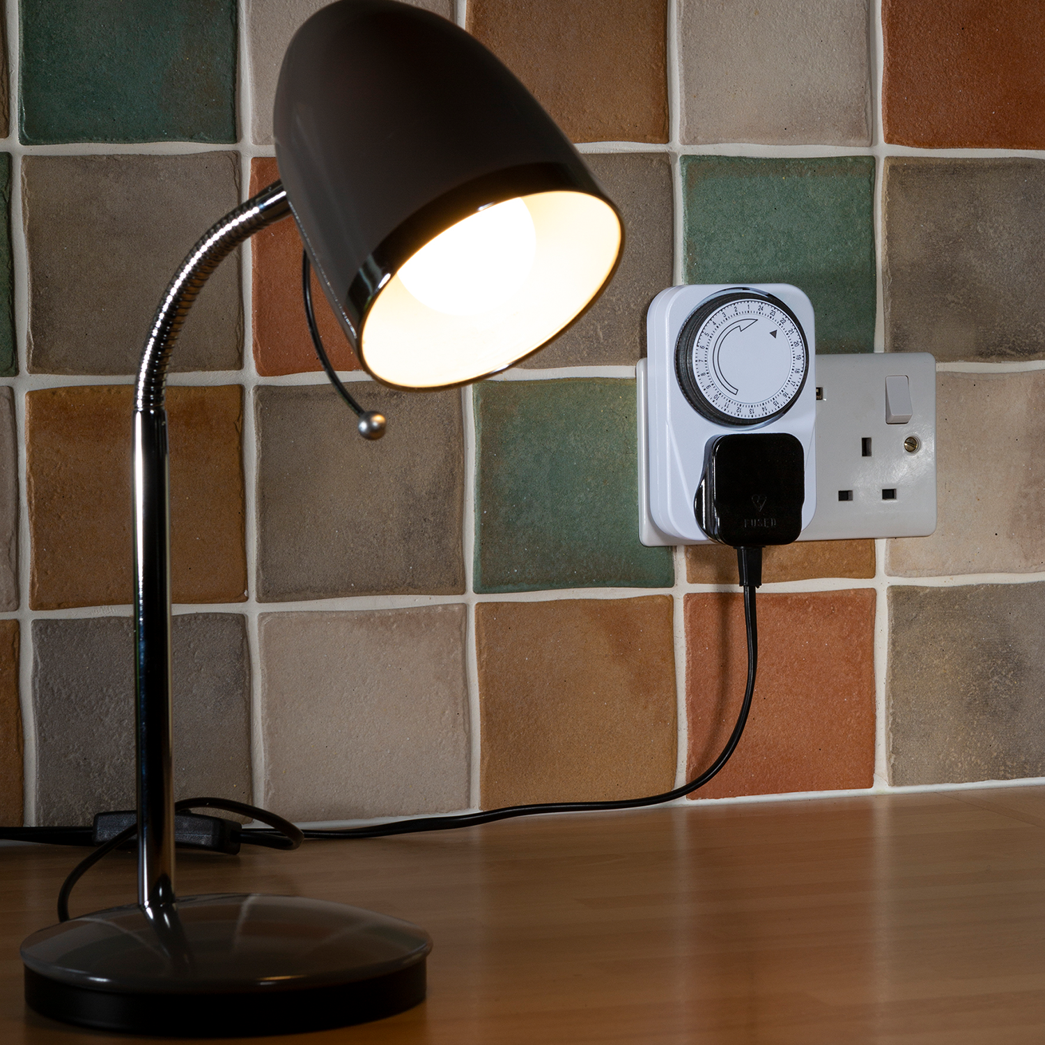 Defender plug in segment timer burglar deter