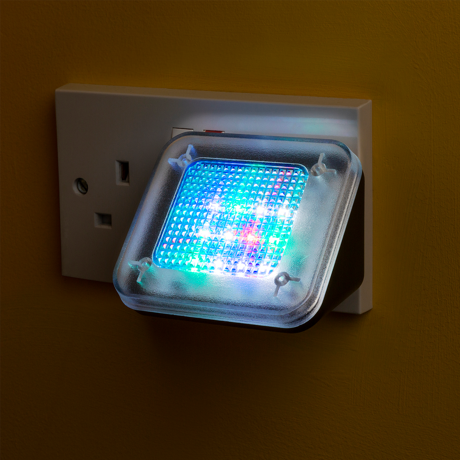 defender plug in simulated tv deter burglars fake tv led simulator lighting