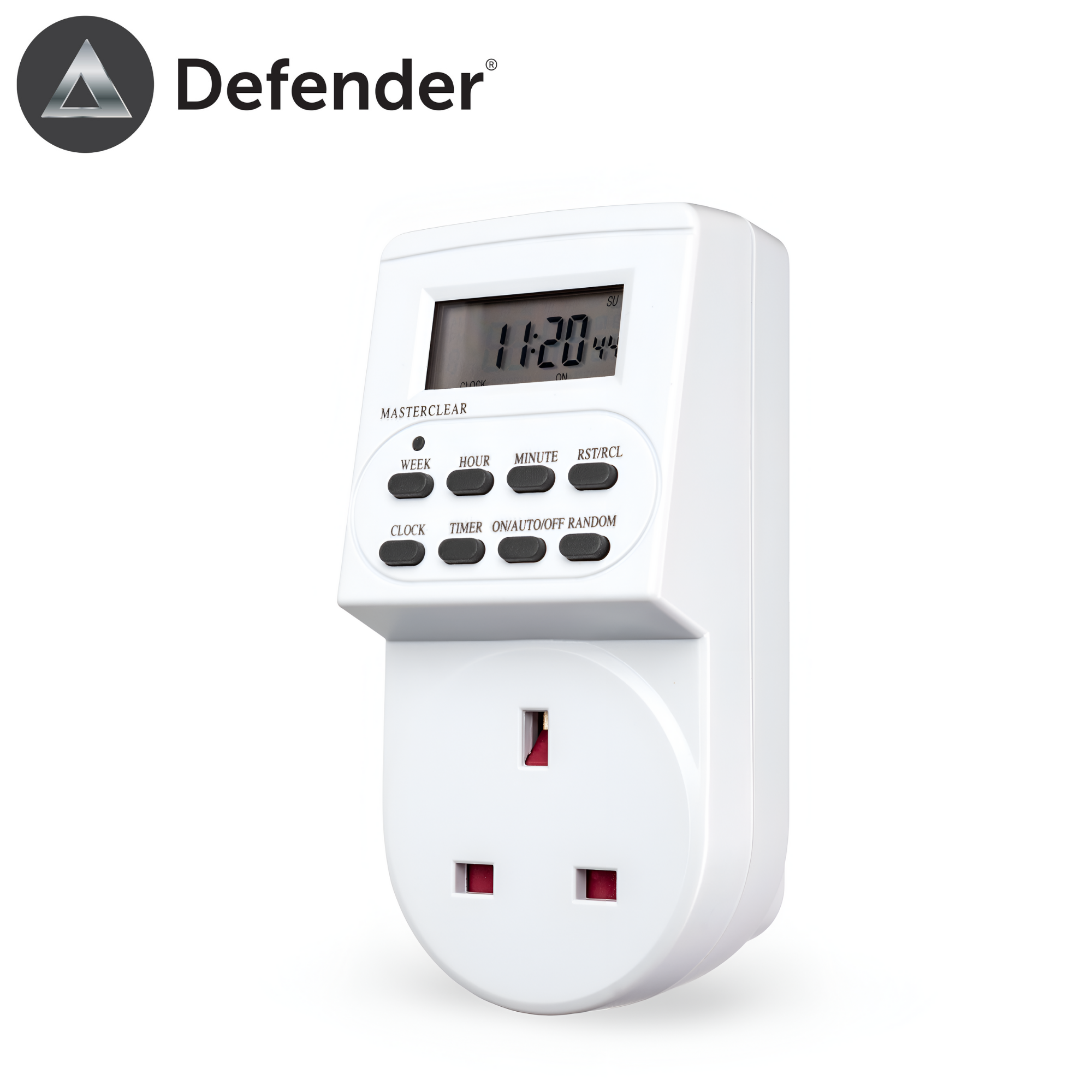defender 24 hour plug in digital timer switch energy saving 7 days digital timer plug in switch