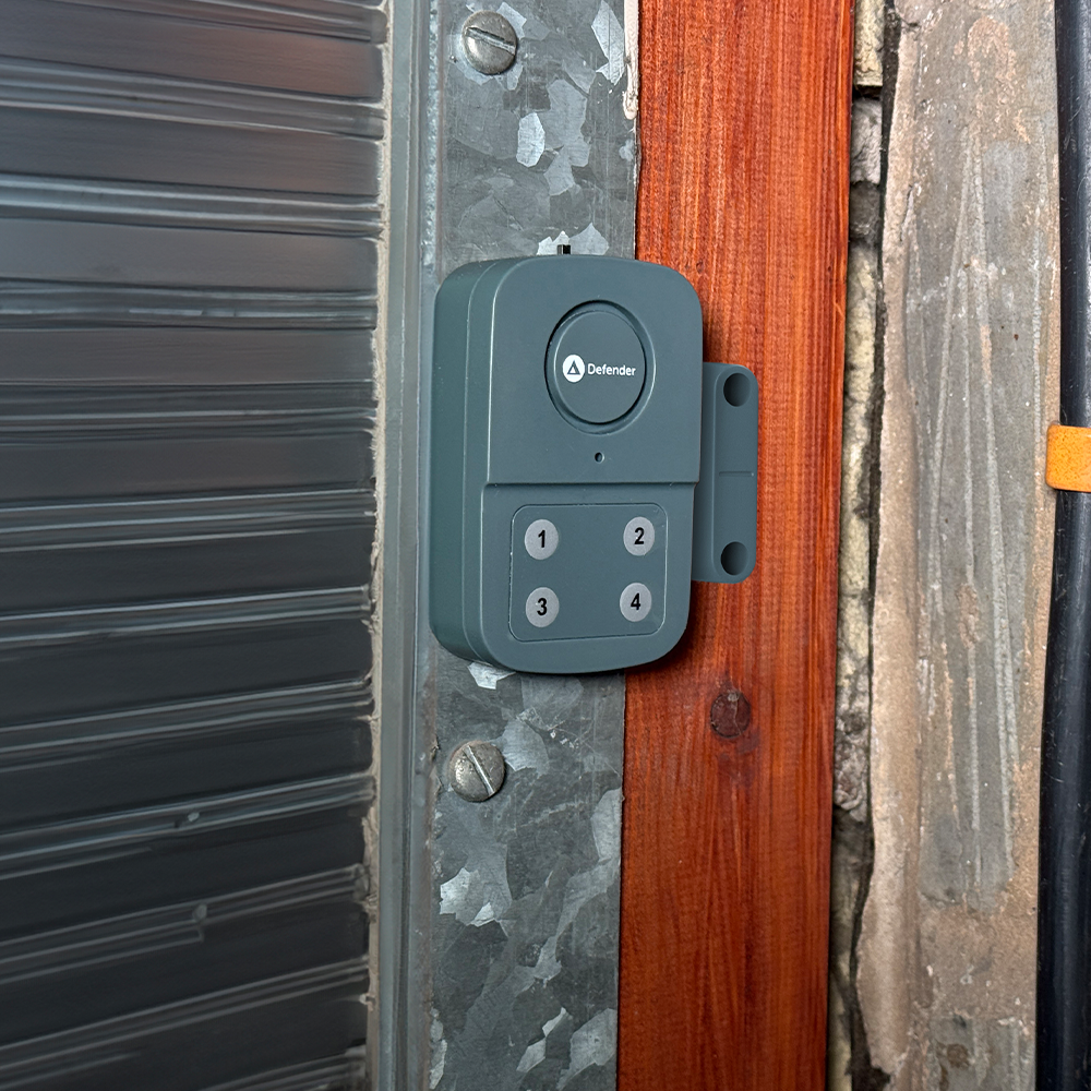 defender shed alarm shock contact alarm