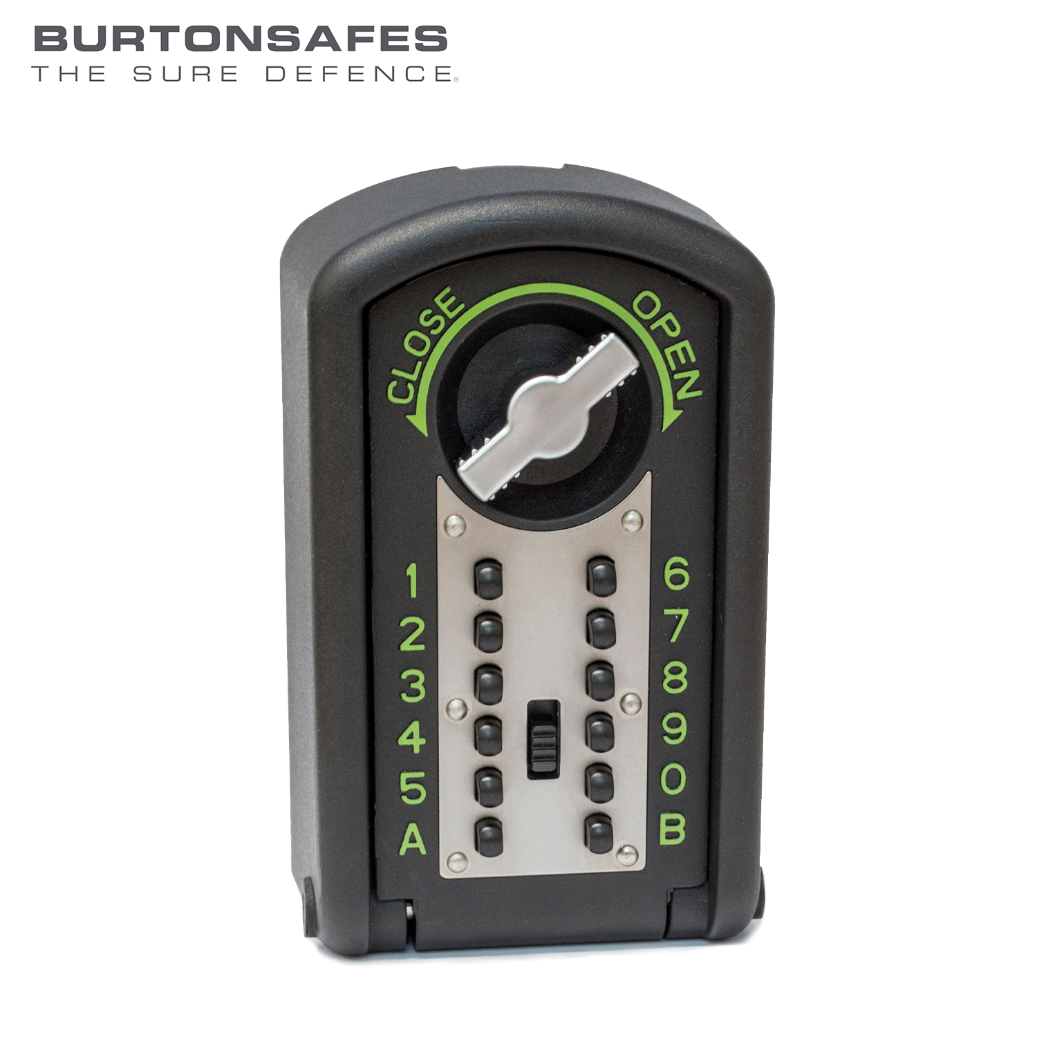 Burton Keyguard XL Push Button Key Safe Large Outdoor Key Lock Box Wall Mounted Key Cabinet Police Approved Police Recognised Standard LPS 1175 Issue 8 Police Approved
