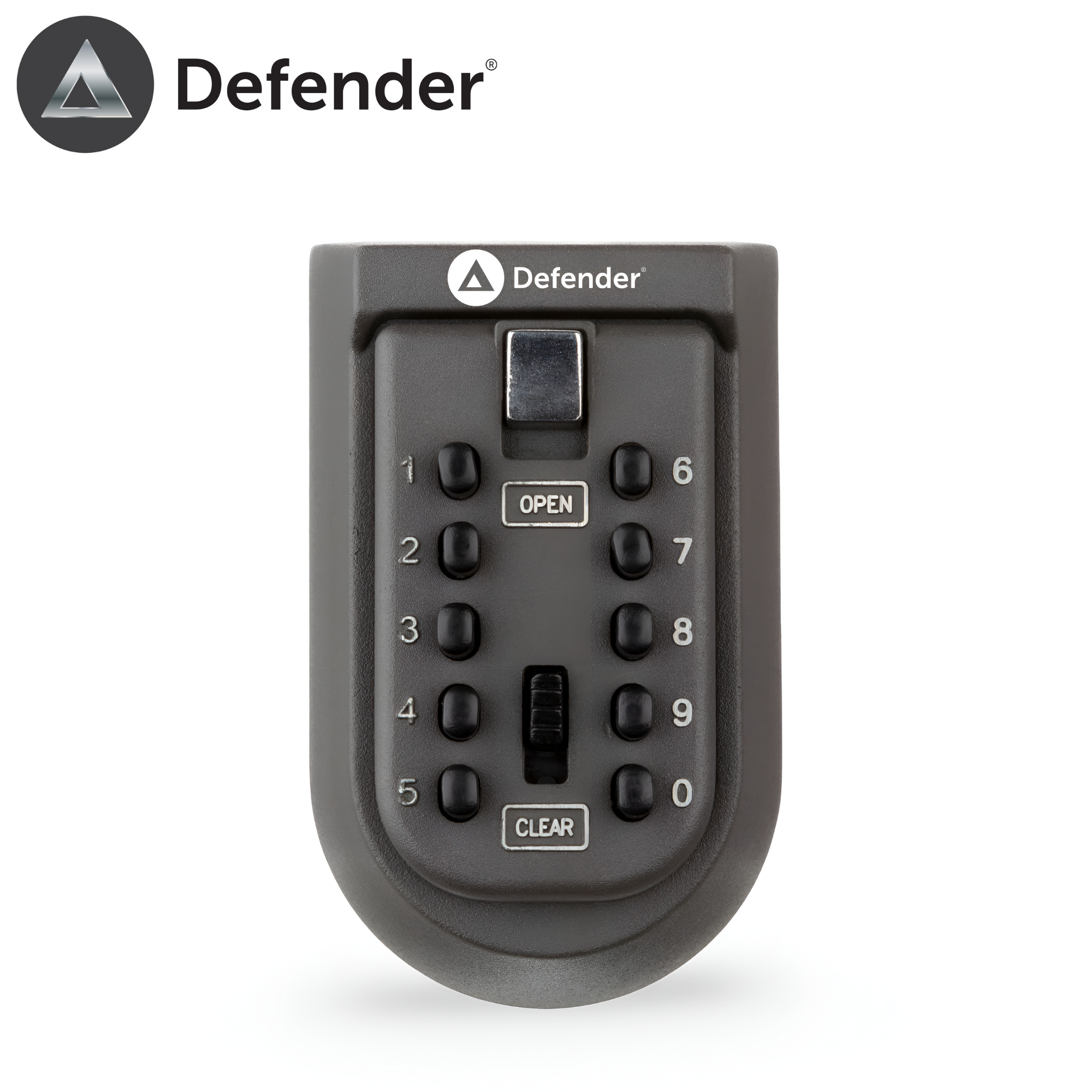 defender compact key safe push button combination key safe