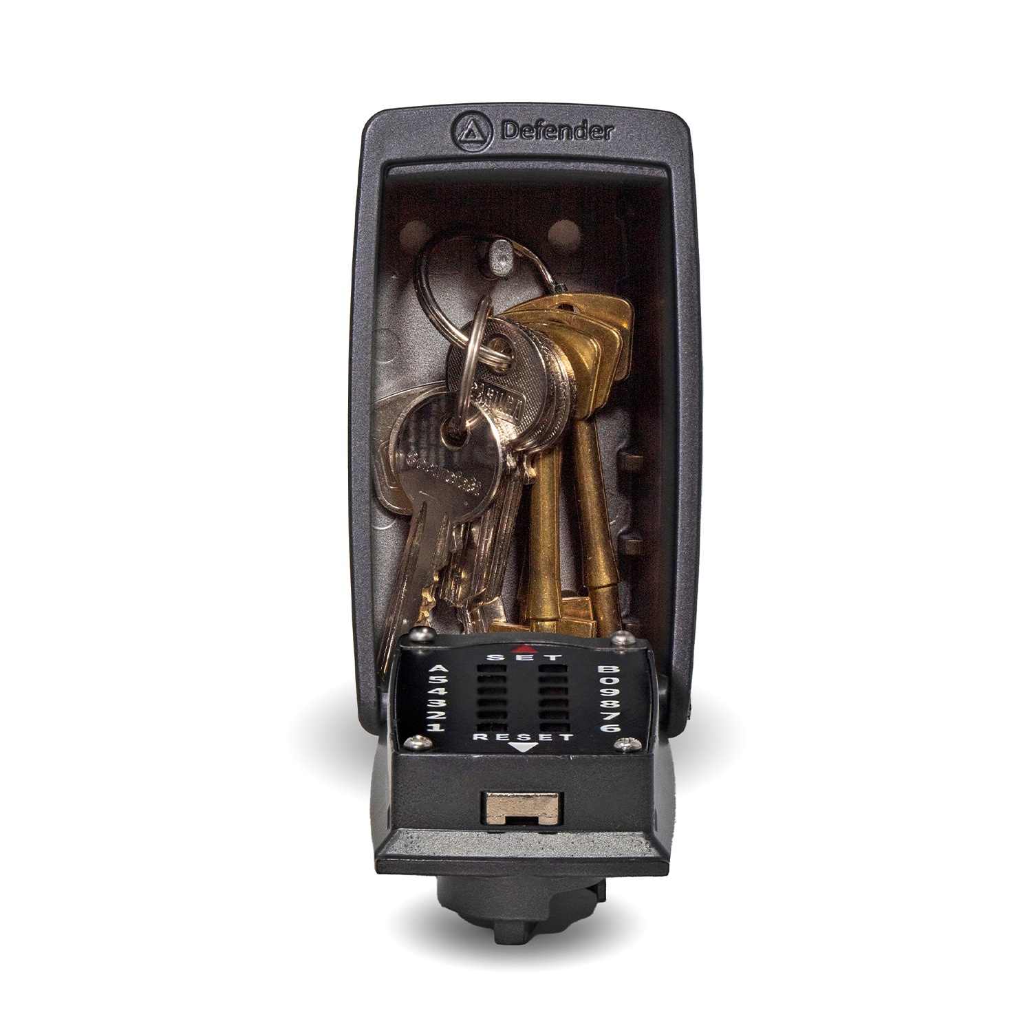 The Defender Pro-TEC Key Safe is a modern and intelligent outdoor key safe, its heavy-duty design and fits up to 10 keys. Police Accredited Key Safe