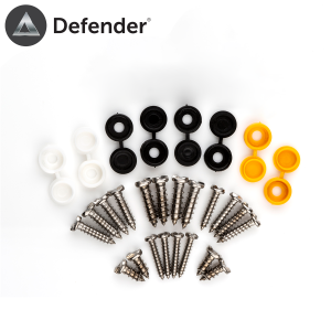 car number plate fixing kit registration plate screws and caps anti theft license plate number plate screws number plate caps