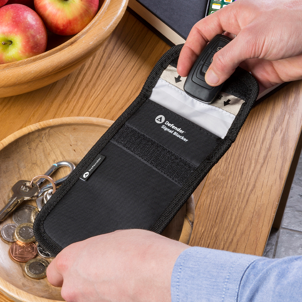 faraday bag for car keys travel pouch