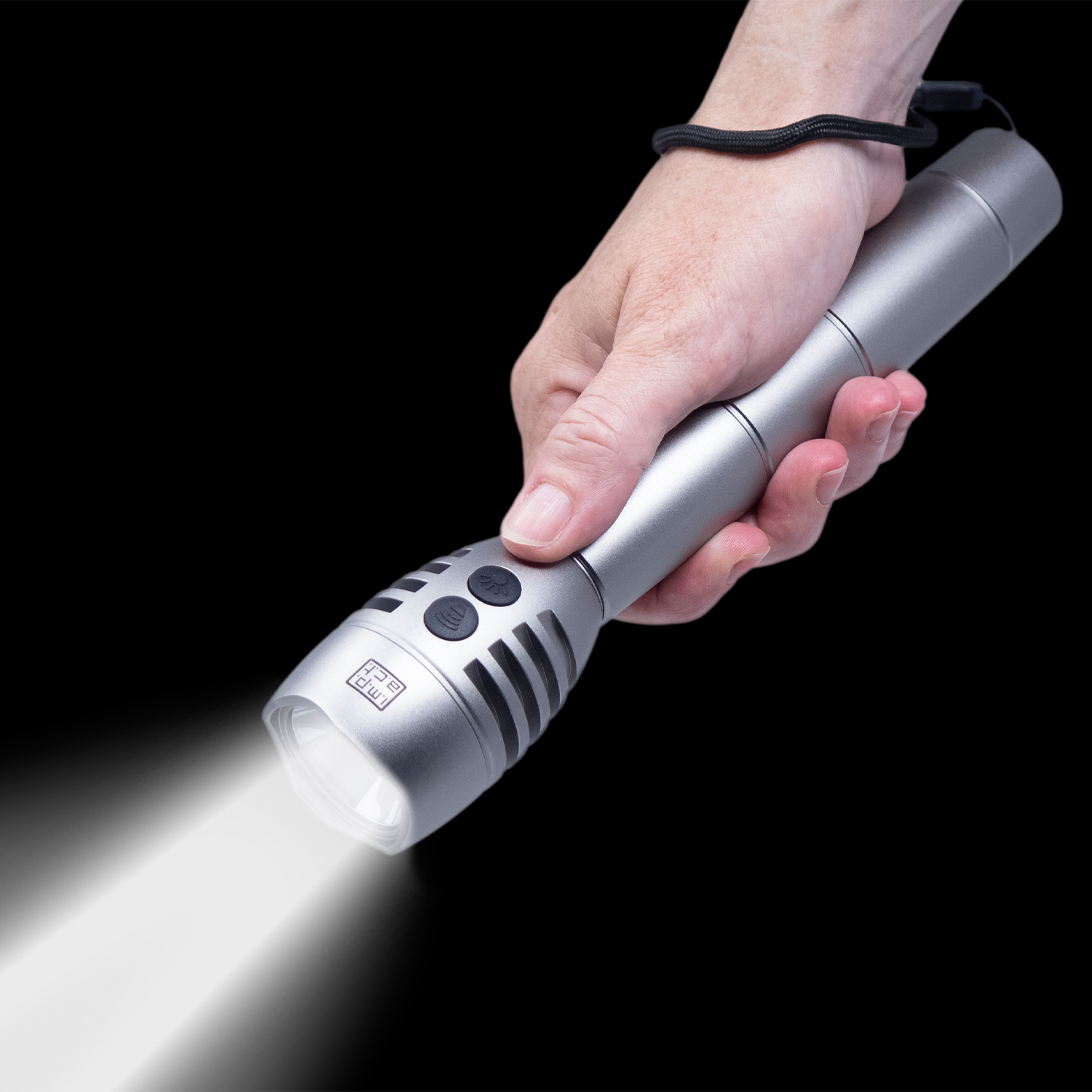 heavy duty LED Torch with a built-in powerful alarm