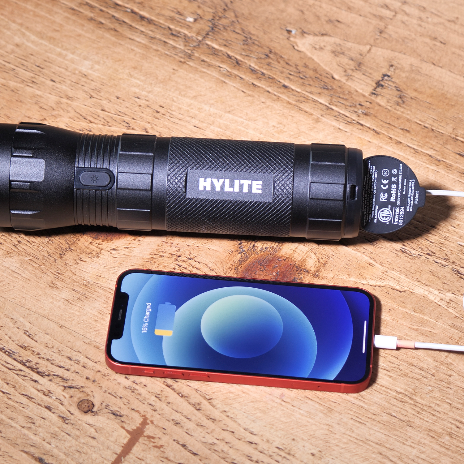 The Hylite Jump-Lite is a 3 in 1 Jump-Start, Torch and Power Bank tool
