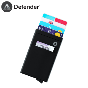 card defender vault rfid blocking smart wallet credit cards cash police accredited
