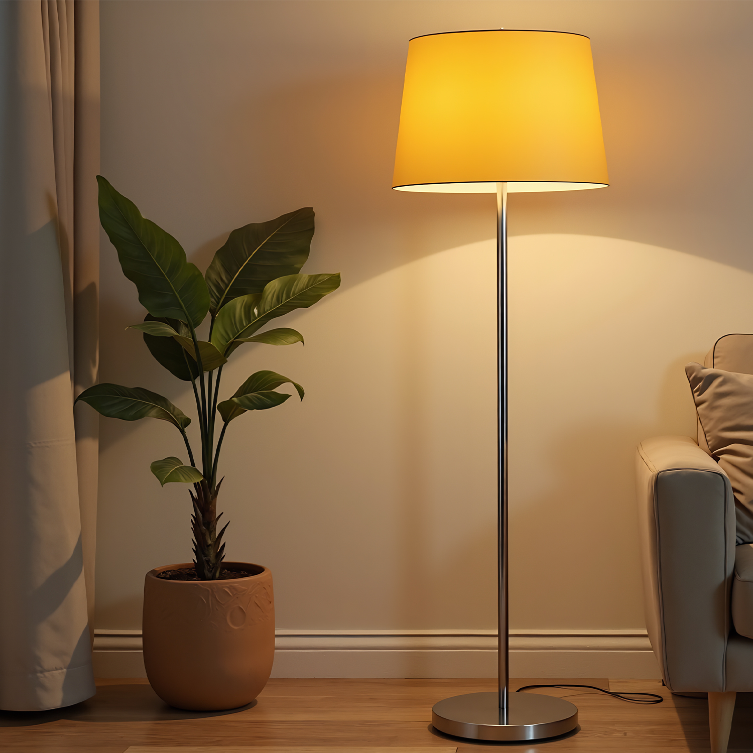 Led light bulb globe G45 B22 bayonet cap 450 lumen energy saving warm white glow