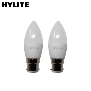 Hylite C37 Candle Bulb - LED 4.9W 3000K Warm White - 2 Pack