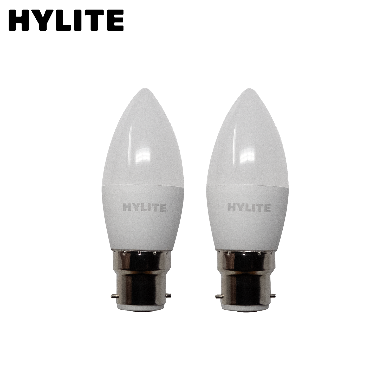 Hylite C37 Candle Bulb - LED 4.9W 3000K Warm White - 2 Pack