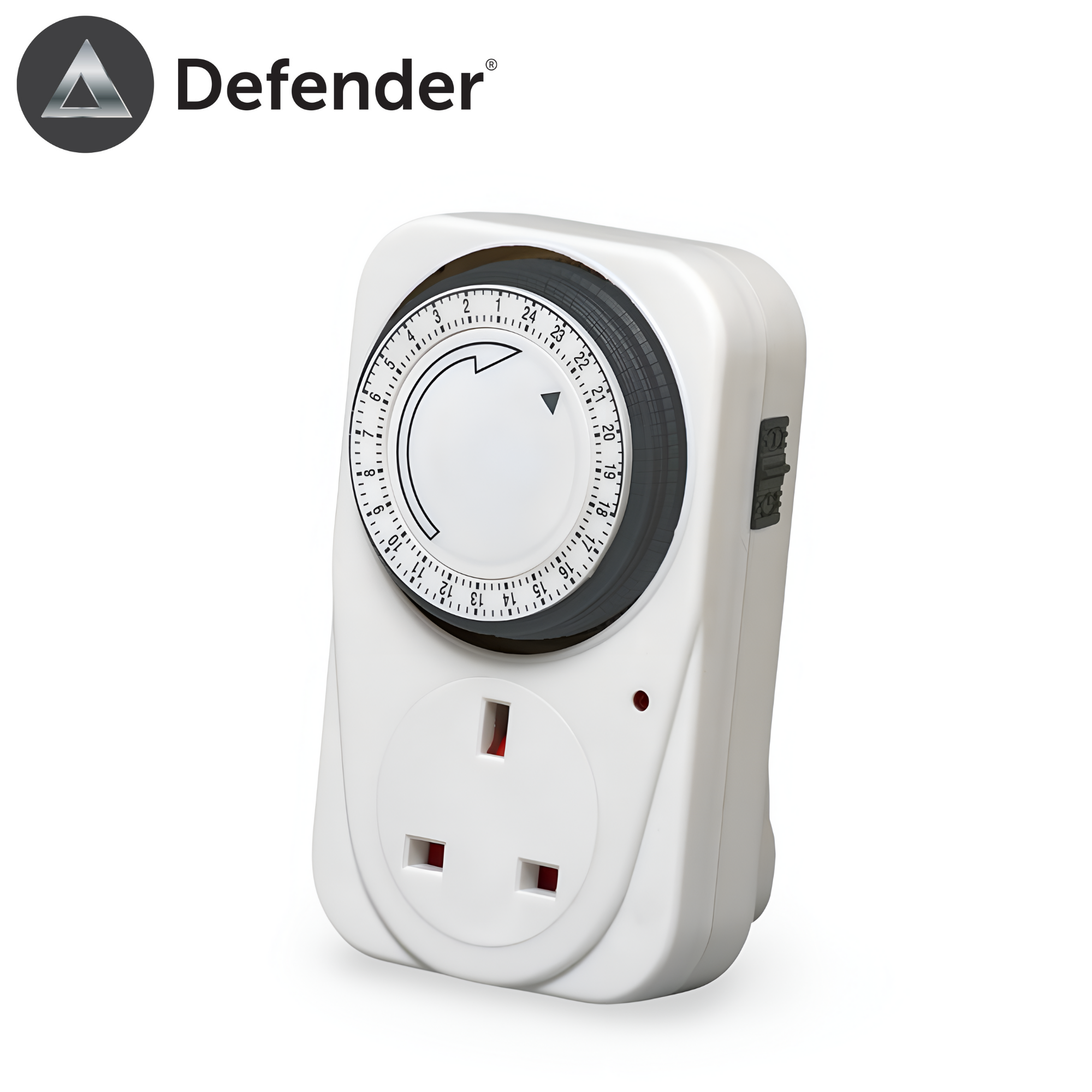 Defender 24 Hour Segment Timer Plug for household appliances