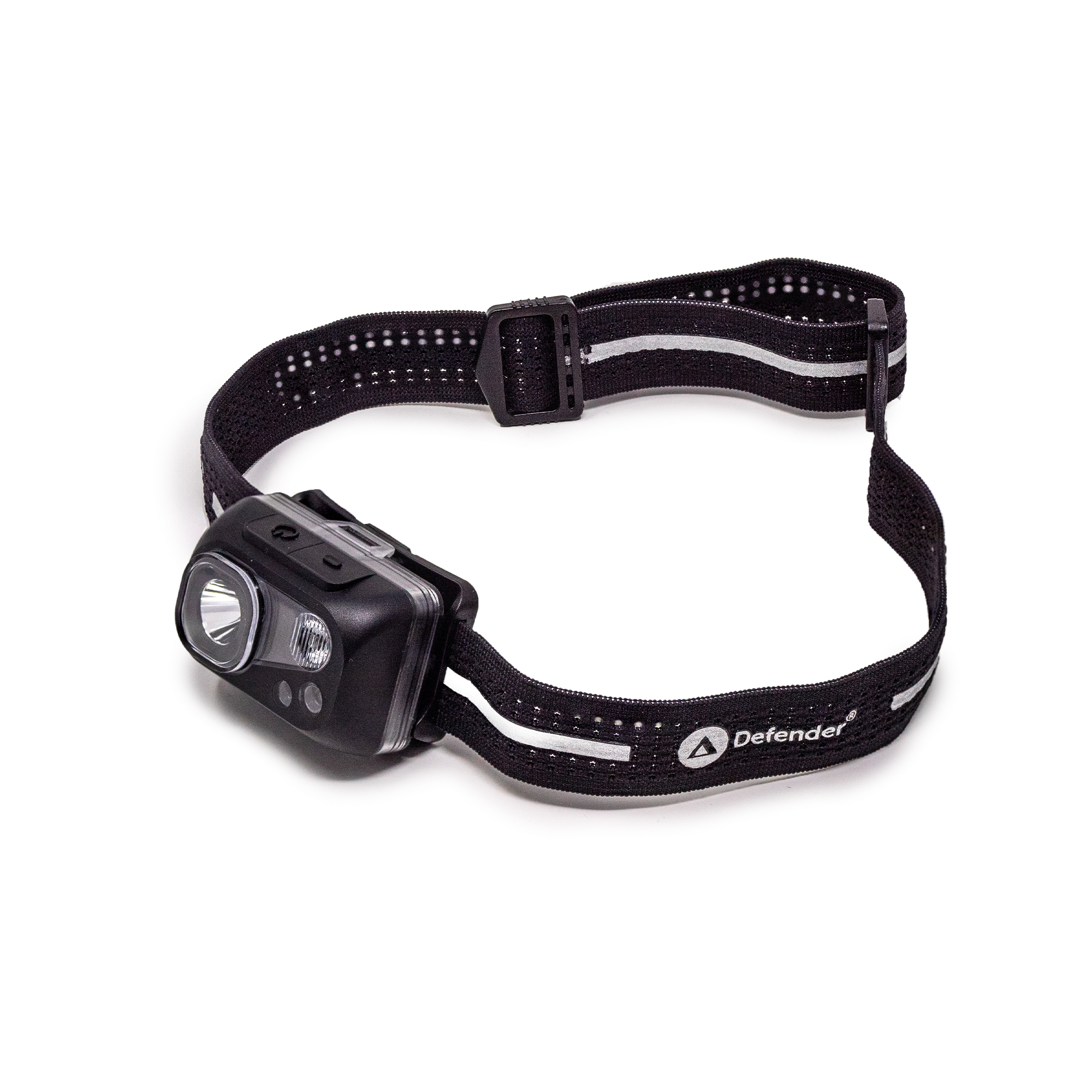 Defender Lumos Head Torch with adjustable reflective head strap